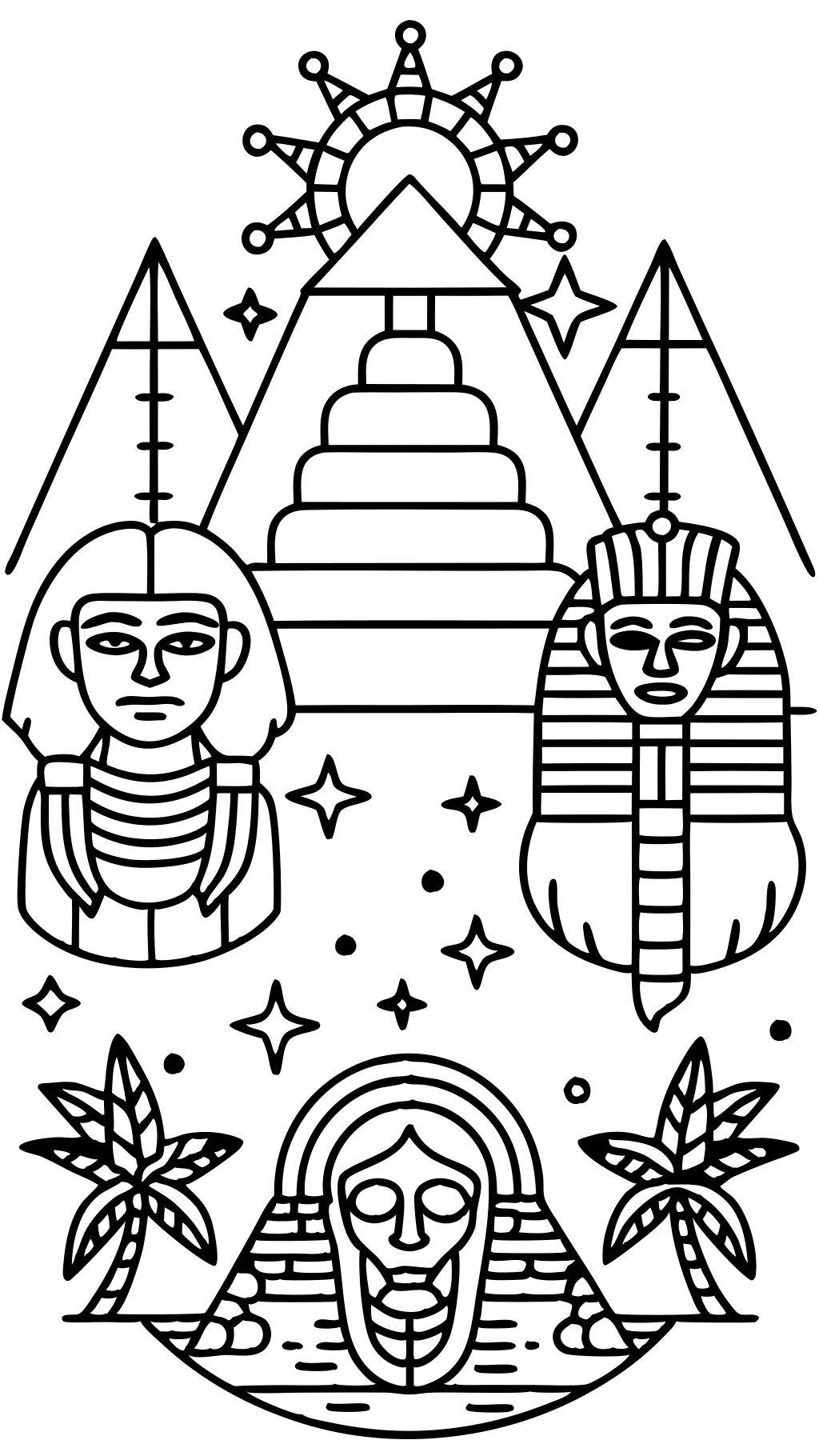 egyptian coloring pages